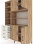 Hyperion Dolap 9 Raflı 4 Çekmeceli 4 Kapaklı 132X44X195 Çam-Çam/aytaşı 4