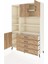 Hyperion Dolap 8 Raflı 4 Çekmeceli 3 Kapaklı 132X44X195 Aytaşı-Çam/çam 3