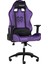 / Rio Balerion Terletmez Kadife Kumaş Mor Gaming Oyuncu Koltuğu / 120 kg Taşır 1