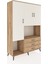 Hyperion Dolap 6 Raflı 3 Çekmeceli 3 Kapaklı 132X44X195 Çam-Aytaşı/çam 2