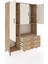 Hyperion Dolap 6 Raflı 3 Çekmeceli 3 Kapaklı 132X44X195 Çam-Aytaşı/çam 5