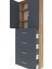 Arges Dolap 3 Raflı 4 Çekmeceli 2 Kapaklı 88X30X243 Çam-Antrasit 5