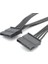 4355 Molex Ide 4 Pin To 5 Port Sata Power HDD Güç Çoklayıcı Kablosu 2