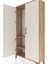 Arges Dolap 2 Raflı Kapaklı Tek Askılı 88X30X163 Çam-Aytaşı 5