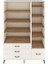 Hyperion Dolap 9 Raflı 4 Çekmeceli 132X44X195 Aytaşı-Çam/aytaşı 1