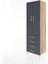 Hyperion Dolap 3 Raflı 4 Çekmeceli 2 Kapaklı 60X44X195 Çam-Antrasit 3