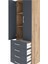 Hyperion Dolap 3 Raflı 4 Çekmeceli 2 Kapaklı 60X44X195 Çam-Antrasit 5