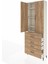 Arges Dolap 4 Raflı 4 Çekmeceli 2 Kapaklı 88X30X243 Aytaşı-Çam 4