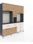 Hyperion Dolap 10 Raflı 6 Çekmeceli 8 Kapaklı 220X44X243 Antrasit-Çam/aytaşı 2