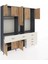 Hyperion Dolap 10 Raflı 6 Çekmeceli 8 Kapaklı 220X44X243 Antrasit-Çam/aytaşı 5