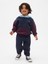 Erkek Bebek Lacivert Brannan Bear Detaylı Vintagesoft Colorblock Sweatshirt Set 1