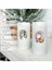 LED Mum | Yılbaşı Temalı Müzikli 360° Dönen Işıklı Noel Dekoru 4