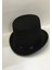 Ikinci Kalite Yetişkinler Için Siyah Renk Ringmaster Sihirbaz Şapkası Fötr Şapka 15 cm 4