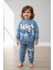 Karakter Baskılı Mavi Çocuk Eşofman Takımı (2 Iplik Kumaş) 2