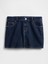 Kadın Lacivert Denim Mini Etek 3