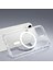 Apple iPhone 15 Uyumlu Kılıf Zebana Sararmaz Clearmag Kılıf (M-Safe Uyumlu) Şeffaf 3