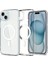 Apple iPhone 13 Uyumlu Kılıf Zebana Sararmaz Clearmag Kılıf (M-Safe Uyumlu) Şeffaf 1