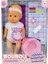 Boubou Altını Islatan Sesli Bebek Seti 30 Cm. 4