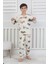 Vintage Uçak Desenli %100 Pamuk Uzun Kollu Erkek Çocuk Pijama Takımı 3-13 Yaş 2