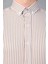 Çizgili Pamuk Likralı Slim Fit Erkek Gömlek 3