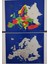 Gez Kazı Avrupa Haritası - 22X18 cm (Magnet) Kazınabilir Harita 2