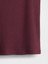 Kadın Bordo Modern Fitilli Crop T-Shirt 3