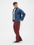 Erkek Bordo Slim Fit Gap Flex Khaki Pantolon 4