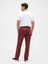Erkek Bordo Slim Fit Gap Flex Khaki Pantolon 6