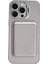 Primecase Iphone 15 Pro Gri Manyetik Özellikli Standlı Deri Kılıf+Kartlık 1