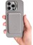 Primecase Iphone 15 Pro Gri Manyetik Özellikli Standlı Deri Kılıf+Kartlık 3