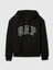 Kadın Siyah Gap Logo Fleece Fermuarlı Sweatshirt 2