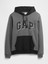 Erkek Gri Relaxed Gap Logo Colorblock Sweatshirt 2