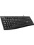 KB-619 Siyah-Gri USB 2 Metre Bakır Kablolu Q Multimedia Klavye 1