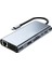 11 In 1 Type-C To USB Hub HDMI (4k),audio/, Type-C/, 4x USB 3.0/, Lan/, Vga/, Sd Card Reader Çevirici Hub 10 Port Adaptör Dönüştürücü Çoklayıcı 3
