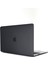 MacBook Ince Sararmayan Şeffaf MacBook Crystal Ishield Kapak Sert Kabuk Koruma Kılıfı (Air 13.6 2022 M2 A2681 Siyah) 1