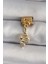 316L Çelik Gold Renk Sallantı Yılan Model Nomination Charm - Lisinya 1