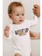 Organik %100 Pamuk Teddy Bear Wake Up Uzun Kollu Bebek Çıtçıtlı Body Badi Zıbın Tulum 5394 1
