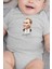 Organik %100 Pamuk Atatürk Baskılı Bebek Body Badi Çıtçıtlı Zıbın Tulum 5111-G 1