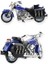 1:12 Ölçekli Model Motosiklet - Classic - HX796 - Mavi (Lisinya) 2