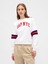 Kadın Beyaz Vintagesoft Gap Logo Wedge Sweatshirt 1