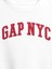 Kadın Beyaz Vintagesoft Gap Logo Wedge Sweatshirt 3