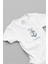 Organik %100 Pamuk Little Captain Kaptan Baskılı Bebek Body Beyaz Badi Çıtçıtlı Zıbın 5794 1
