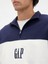 Erkek Lacivert Vintagesoft Colorblock Gap Logo Yarım Fermuarlı Sweatshirt 3