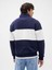 Erkek Lacivert Vintagesoft Colorblock Gap Logo Yarım Fermuarlı Sweatshirt 4