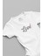 Organik %100 Pamuk Love 2 Ikiz Bebek Body Beyaz Badi Çıtçıtlı Zıbın 5850 1