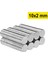 10 Adet 10X2MM Yuvarlak Neodyum Mıknatıs Güçlü Magnet Nikel Kaplamalı ( Lisinya ) 1