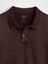 Erkek Kahverengi Heavyweight Jersey Polo T-Shirt 2