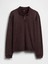 Erkek Kahverengi Heavyweight Jersey Polo T-Shirt 3
