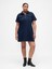 Kadın Lacivert Denim Mini Elbise 4