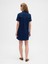 Kadın Lacivert Denim Mini Elbise 6